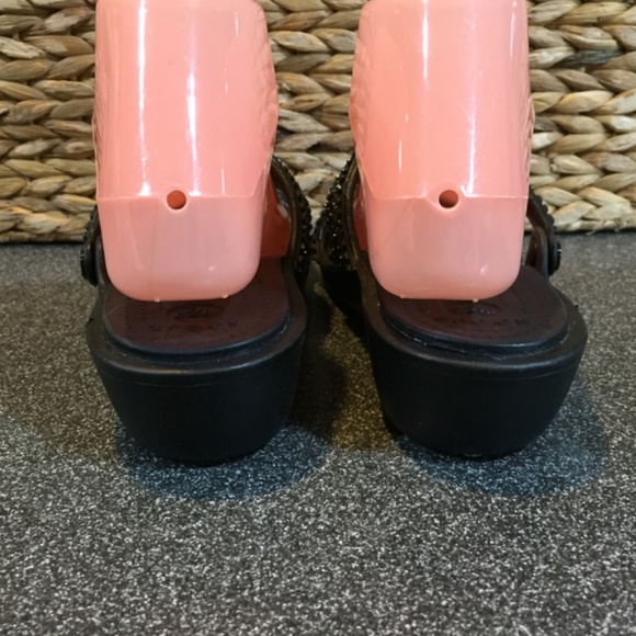 CROCS Black Studded Sandals - Picture 5 of 15